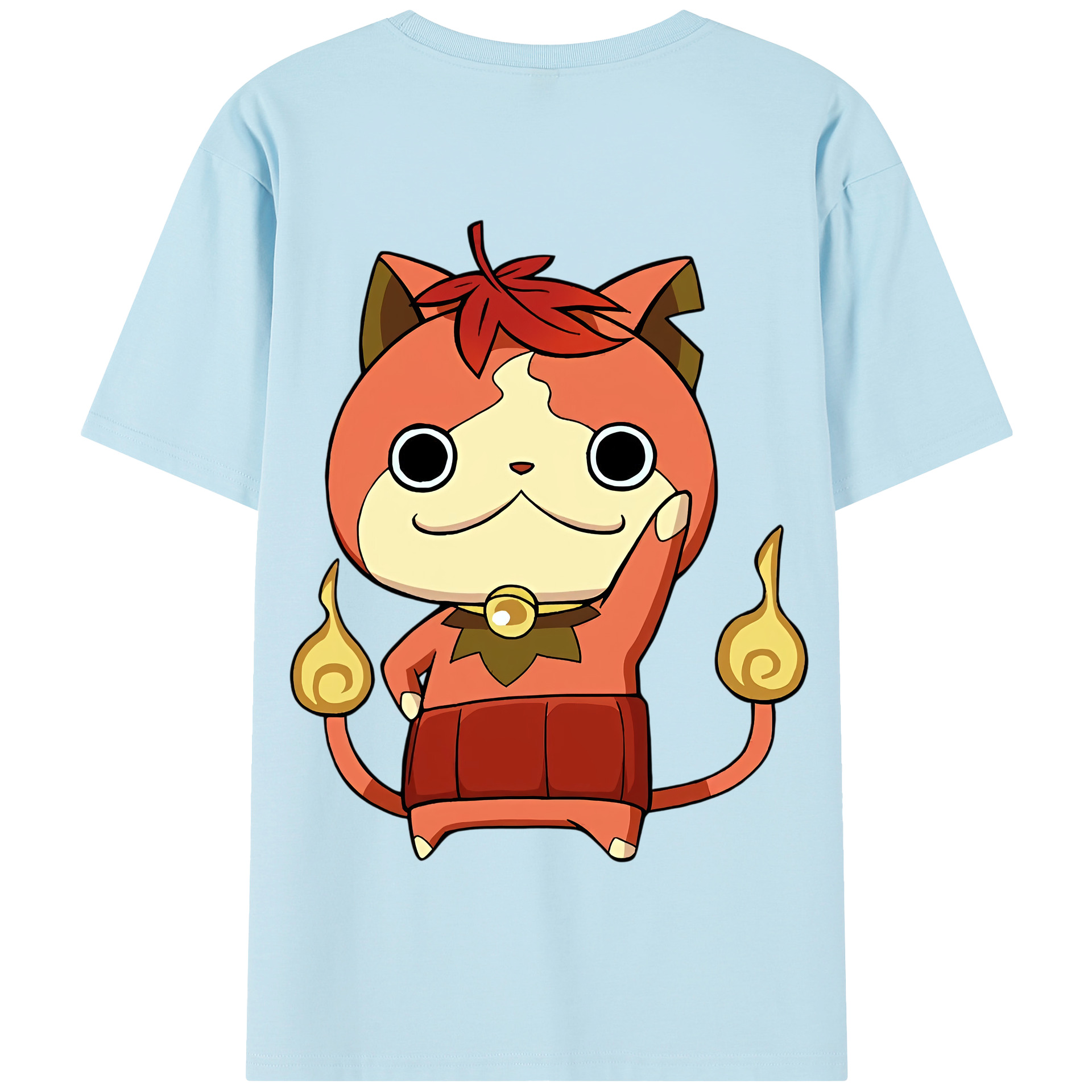（画像用） 妖怪ウォッチ Yo-kai Watch 綿100％半袖Tシャツ（背面プリント）